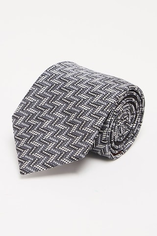 Cravate en soie - Gris