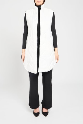 Gilet réversible sans manches - Blanc