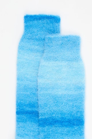 Chaussettes en alpaga et mohair - Bleu