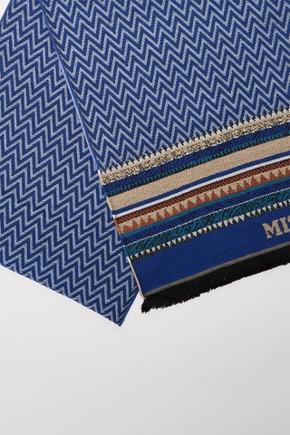 Echarpe en laine - Bleu