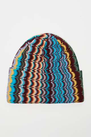 Bonnet en laine - Turquoise