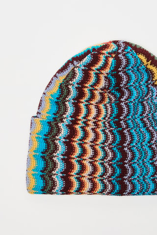 Bonnet en laine - Turquoise