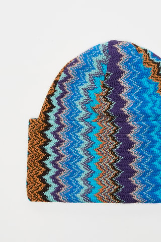 Bonnet en laine - Bleu