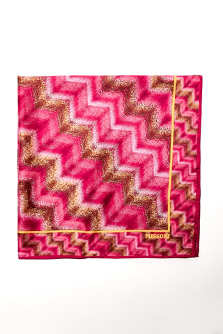 Carré en soie - Rose