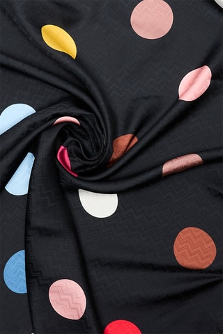 Foulard en soie - Noir