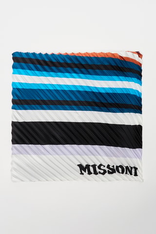 Foulard en soie - Blanc et noir