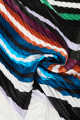 Foulard en soie - Blanc et noir