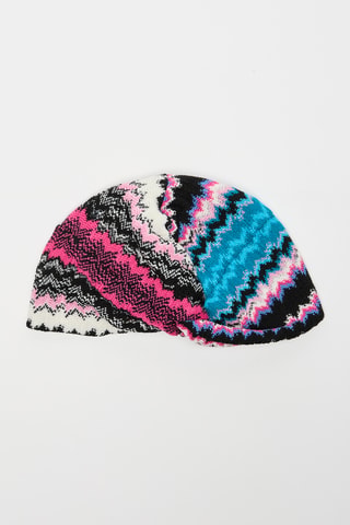 Turban en laine - Rose