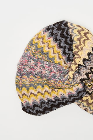 Turban en laine - Jaune