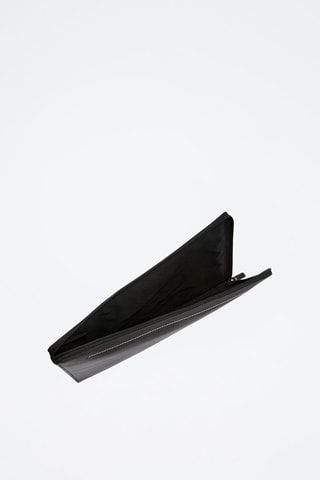 Pochette in pelle - Nero