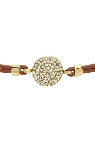 Bracciale - Dorato e marrone