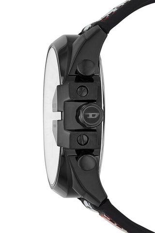 Orologio al quarzo in nylon e silicone - Cronografo - Nero e bianco