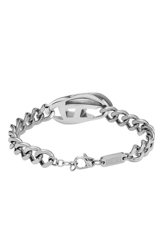Bracciale gourmette - Argentato