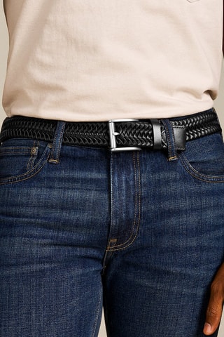 Cintura in pelle - Nero