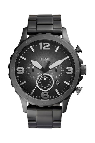 Orologio al quarzo in acciaio - Cronografo - Nero