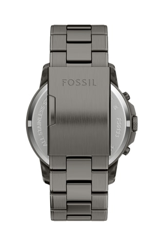 Orologio al quarzo in acciaio - Cronografo - Grigio