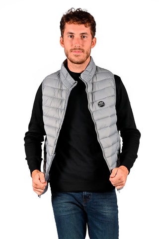Doudoune sans manches Brick - Gris