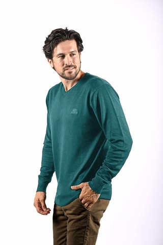 Pull Verseau - Vert