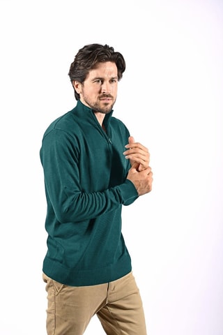 Pull Verseau - Vert