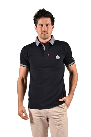 Polo regular Tinek - Bleu marine