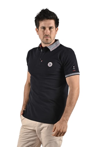 Polo regular Tinek - Bleu marine