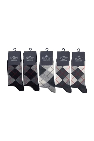 5 paires de chaussettes Jacq - Noir