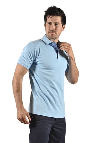 Polo regular Tikar - Bleu
