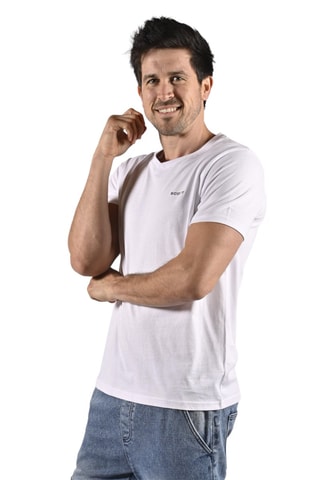T-shirt Roche - Blanc