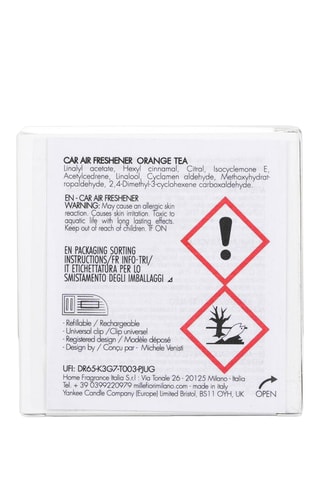 Parfum pour voiture Orange Tea - Floral - 10 ml