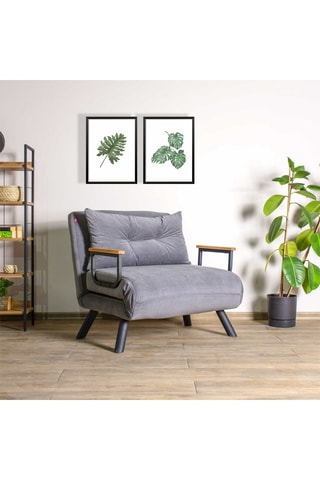 Fauteuil convertible Sando - 78 x 67 x 78 cm