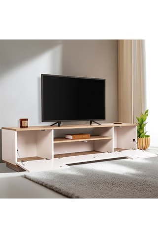 Meuble TV 3 portes Veramont - 44,5 x 180 x 44,6 cm