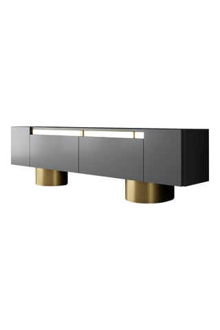 Meuble TV 2 abattants - 180 x 50 x 30 cm