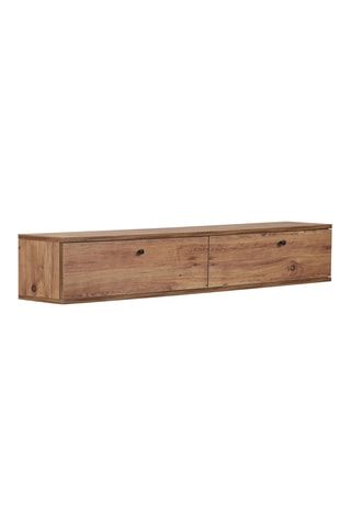 Meuble TV 2 abattants Ligne - 160 x 25 x 25 cm