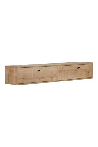 Meuble TV 2 abattants Ligne - 160 x 25 x 25 cm