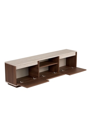Meuble TV 3 abattants Sentinel - 160 x 42 x 29,5 cm