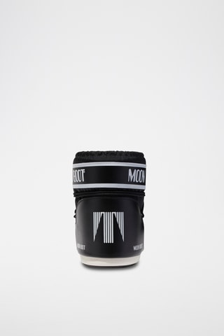 Botines Icon Low de nailon - Blanco y negro