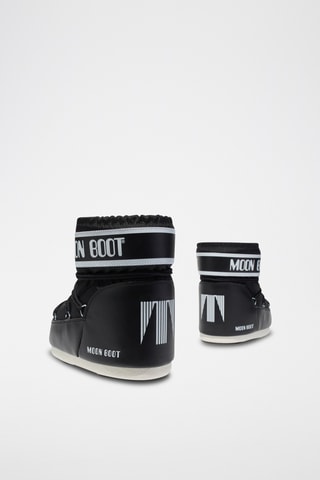 Botines Icon Low de nailon - Blanco y negro