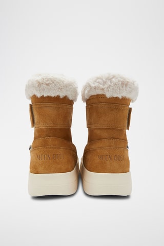 Botas de piel Jr Park Strap Boot - Beige
