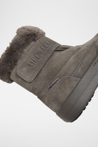 Botas de piel Jr Park Strap Boot - Gris