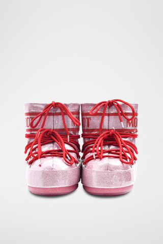 Botas Icon Low Glitter - Rosa