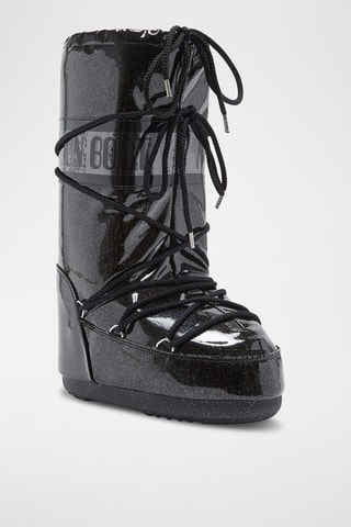 Botas Icon Glitter - Negro
