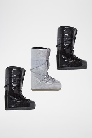 Botas Icon Glitter - Negro