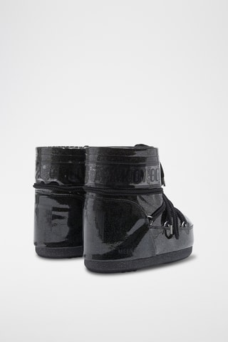 Botas Icon Low Glitter - Negro