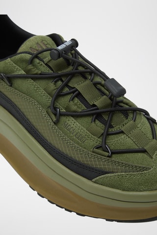 Zapatillas de piel vuelta Moon247 Xlace - Verde