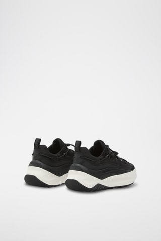 Zapatillas de piel vuelta Moon247 Xlace - Negro