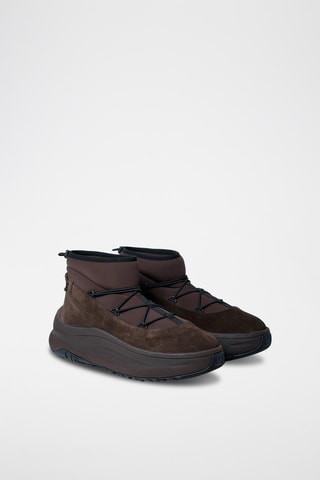Botas de piel Moon247 Slip On - Marrón