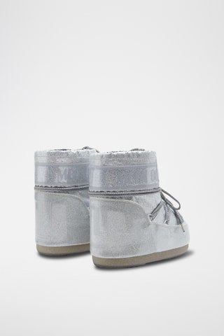 Botas Icon Low Glitter - Plateado