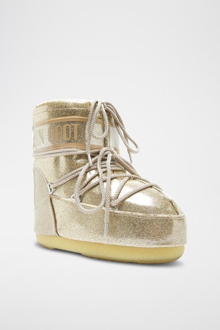 Botas Icon Low Glitter - Dorado