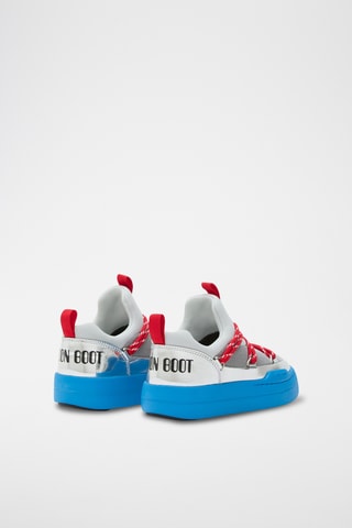 Zapatillas con plataforma Jr Park Low Lace Space Race - Plateado, azul y rojo