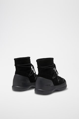 Botas de piel vuelta Luna Boot - Negro